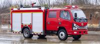 Camion-citerne de pompiers Dongfeng 4x2/6x4, véhicule de lutte contre l'incendie, double cabine, armoire de rangement complète pour équipement de sauvetage incendie