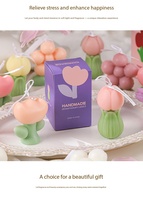 Großhandel Luxuriöse Tulpenförmige Glaskerzen Exquisite Handgefertigte Duftkerzen Ostern Weihnachten Chinesisches Neujahr Geschenke Hochzeits-Souvenirs