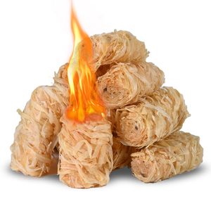 [Prêt à expédier] Allume-feu en laine de bois sans produits chimiques <span class=keywords><strong>pour</strong></span> cheminée de salon moderne, idéal <span class=keywords><strong>pour</strong></span> un stockage sûr en intérieur - Product Image 2