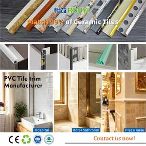 Vente en gros usine : Profilé d'angle mural étanche à bords arrondis pour carrelage céramique, en PVC de 10 mm, profilé de finition PVC pour carrelage - Product Image 4