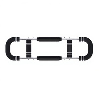 Barra de Ejercicios Profesional Cuadrada Power Twister con Doble Agarre, Expansor de Pecho de Acero al Carbono, Entrenador de Fuerza para la Parte Superior del Cuerpo
