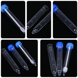 Vis Tube à essai de sédiment d'<span class=keywords><strong>urine</strong></span> Vis Collection d'<span class=keywords><strong>urine</strong></span> en plastique Tube à essai en plastique gradué Tube à essai transparent - Product Image 6