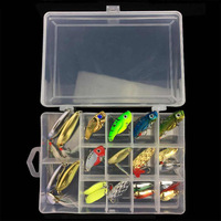 VIB – ensemble de leurres de pêche en métal, Set de leurres Wobblers, Kit cuillère à brochet, matériel de pêche, leurre artificiel, 21 pièces