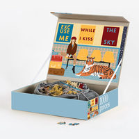 Puzzle en carton épais à sublimation personnalisé en usine, 500 à 1000 pièces, pour enfants et adultes, éducatif, design créatif, bricolage