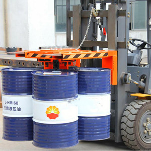 Elevador de bidones YL4 200L, abrazadera para bidones de acero para montacargas con diámetro máximo de 585 mm - Product Image 1