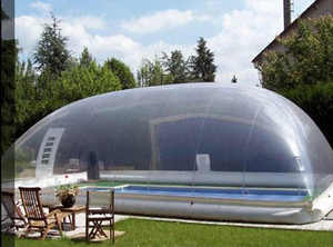 WINSUN Dôme de <span class=keywords><strong>piscine</strong></span> gonflable transparent géant pour l'extérieur, couverture de <span class=keywords><strong>piscine</strong></span> gonflable transparente, tente de <span class=keywords><strong>piscine</strong></span> à bulles - Product Image 2