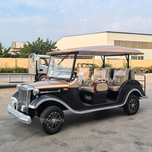 Voiture électrique vintage personnalisable pour le tourisme, 6 places, alimentée par batterie, idéale pour les réceptions d'hôtel et les excursions - Product Image 2