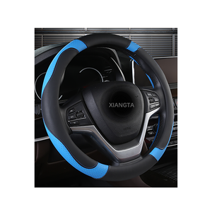 Xiangta Sports-Style fibre de carbone universel voiture volant serrure cuir sécurité maximale pour Honda <span class=keywords><strong>Accord</strong></span> quatre saisons Fit - Product Image 1