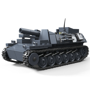 Blocchi da Costruzione Full Crown Third Party 300023, Modello di Carro Armato Militare Autocarrato Assemblato in Scala 1:35, per Età 6-14 Anni B - Product Image 1