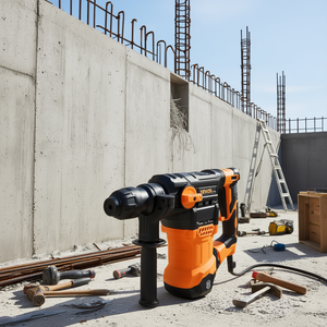 Martillo Perforador Rotatorio Vevor de 1-1/4 Pulgadas SDS Plus, 4 Modos, con Cable, Herramienta Profesional para Taladrar - Product Image 2