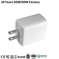 Chargeur rapide de type C PD de haute qualité, charge rapide pour iPhone 13 14, vente en gros de chargeurs PD 20W avec certificat UL ETL