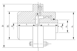 Fabrication d'usine divers accouplement de boîte de vitesses tambour engrenage dents poignée arbre Flexible accouplement d'engrenage - Product Image 2