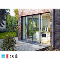 Portes patio à vente chaude, efficacité énergétique, étanches, double vitrage thermique, porte en aluminium, porte coulissante à levage