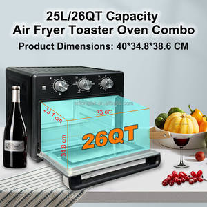 Appareils de cuisine, <span class=keywords><strong>four</strong></span> à air chaud 25L avec minuterie pour une cuisine saine - Product Image 4