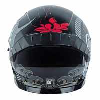 Casque de moto intégral homologué DOT BK800, double visière pour la course professionnelle, casque en ABS résistant aux chocs