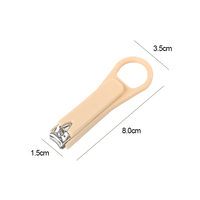 Coffret de Soins des Ongles Pliant Portable et Durable pour Enfants et Étudiants, Motif Dessin Animé Mignon, OEM ODM, Coupe-Ongles et Outils de Pédicure