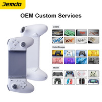 Manette de jeu extensible Jemdo pour PS5/PC/Mobile, Bluetooth sans fil, clavier croisé, joystick à effet Hall, compatible avec les téléphones jusqu'à 7 pouces