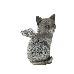 Ornement commémoratif <span class=keywords><strong>pour</strong></span> animaux de compagnie avec ailes d'ange <span class=keywords><strong>pour</strong></span> la maison, le jardin et l'<span class=keywords><strong>extérieur</strong></span>, pierre tombale artisanale <span class=keywords><strong>en</strong></span> <span class=keywords><strong>résine</strong></span> <span class=keywords><strong>pour</strong></span> <span class=keywords><strong>chat</strong></span> et chien - Product Image 5