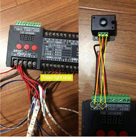 Contrôleur de lumière LED pour escaliers, 12V dc, 24V, 36 canaux, détecteur de mouvement Pir, bande lumineuse, nouveauté