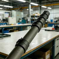 Système de nettoyage doux en fibre de carbone avec perche télescopique pour vitres et panneaux solaires
