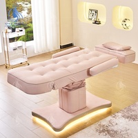 Fauteuil de Soin Électrique pour Esthéticienne, Table de Massage, Lit de Beauté pour Salon avec Moteurs