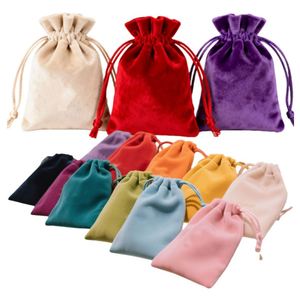 ถุงกำมะหยี่พิมพ์โลโก้สีและขนาดตามสั่ง ถุงผ้ากำมะหยี่แบบมีเชือกผูก ขายส่ง ถุงใส่ลูกเต๋าสำหรับเกมกระดาน DnD - Product Image 6