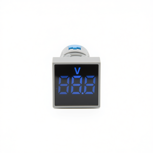 โวลต์มิเตอร์แผงดิจิตอลจอแสดงผลสีฟ้า0-300V AC DC โวลต์มิเตอร์รูปทรงสี่เหลี่ยม - Product Image 2