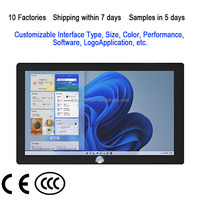 PC tactile robuste à structure ouverte avec processeur Intel Core i3/i5/i7 et système d'automatisation industrielle sous Windows 7