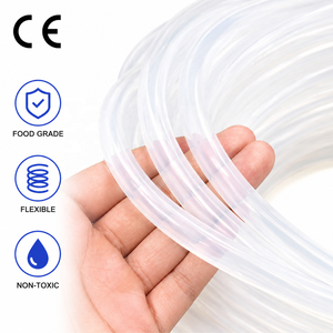 <span class=keywords><strong>Tubo</strong></span> de <span class=keywords><strong>Silicona</strong></span> de Grado Alimenticio, Altamente <span class=keywords><strong>Transparente</strong></span>, Inodoro y Resistente al Calor, para Transporte de Aire - Product Image 1