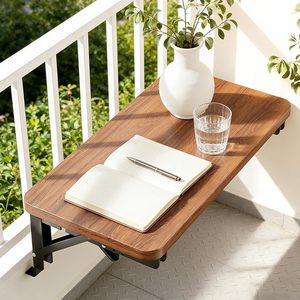 Table de chevet pliable à suspendre au lit, étagère de lit en bois à suspendre, table de chevet, essentiels pour les étudiants en dortoir - Product Image 6