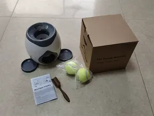 本格的な犬のための超楽しい<span class=keywords><strong>DoG</strong></span>おもちゃドロップボールとおやつインタラクティブなプレイフェッチ楽しい屋内トレーニングバッテリー無料 - Product Image 6