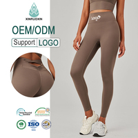Leggings de Yoga de Cintura Alta con Protección Solar, Control de Abdomen, Efecto Push-Up, Ajuste Delgado, Pantalones Deportivos para Mujer
