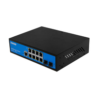 Conmutador Gigabit Administrado de 10 Puertos, Conmutador Ethernet de Capa 2 para Cámaras IP, Juego de Herramientas de Automatización para Instalación de CCTV