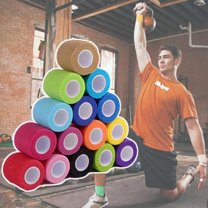 2.5cm * 4.5m élastique auto-adhésif sport athlétique bande genou <span class=keywords><strong>doigt</strong></span> épaule coude Protection <span class=keywords><strong>Bandage</strong></span>, sport fixe bande élastique - Product Image 4