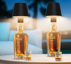 USB Rechargeable <b>LED</b> Desk <b>Light</b> Touch Lamp Indoor Use Contemporary Design Style Restaurants <b>Bars</b> Portable Wine Bottle Lamp - Product Image 4