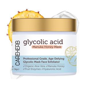 Mascarilla Facial Personalizada Antiarrugas con Ácido Glicólico, Exfoliante AHA BHA y Miel de Manuka - Product Image 1