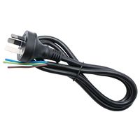 SAA de alta calidad, cable de alimentación AU de 3 pines, goma negra, 3*0,75mm, para cable de ordenador, electrónica de consumo, alta calidad