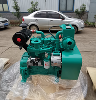 Generador Marino Diésel Cummins de 4 Tiempos, Marca DCEC, Fabricado en China, con Motor y Bomba, 30kw 40kw 50kw 4BTA3.9
