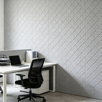 Panneau en feutre moderne et élégant à motif losanges, absorption acoustique, écologique, ignifuge, pour hôtel, école, appartement, maison, bureau