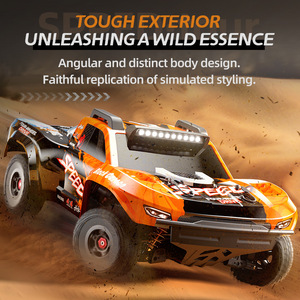 JJRC Coche RC de Alta Velocidad con Tracción a las Cuatro Ruedas a Escala 1:8 - Camioneta Corta Todoterreno Profesional con Control Remoto Sin Escobillas - Product Image 3