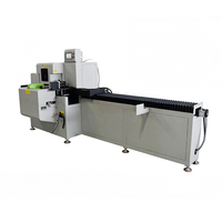Machine de découpe automatique à double tête CNC à 45 degrés pour cadres de fenêtres et de portes en aluminium JUNDE