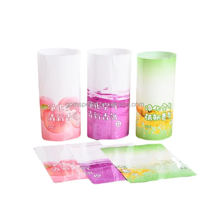 Bandas de sellado de envoltura termorretráctil de color con impresión de logotipo personalizado Mangas selladas transparentes termorretráctiles para botella