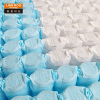 Meilleure qualité personnalisée mini taille tissu non tissé poche ressort unité zone lit matelas 2.5mm fil d'acier diamètre OEM ODM enroulé