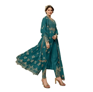 Salwar kameez Collection de mariage costumes fantaisie brodés imprimés lourds costumes ethniques Garment Kurta femmes prix de gros - Product Image 4