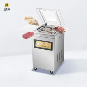 JINYI DZ-500/2E Single-chamber Vacuum fish packing machine/chicken packing machine