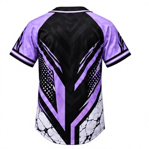 Uniforme Deportivo de Béisbol de Alta Calidad, Sublimado, con Botones, para Hombre y Mujer, Transpirable, Ligero, para Equipos de Softbol, Venta al Por Mayor - Product Image 3