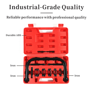 JINYUE Automotive Juego <span class=keywords><strong>de</strong></span> 10 Herramientas <span class=keywords><strong>de</strong></span> Compresión <span class=keywords><strong>de</strong></span> Válvulas con Abrazadera en C para Motocicleta, ATV y Automóvil - Product Image 3
