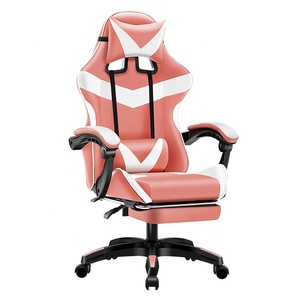 Prix <span class=keywords><strong>d</strong></span>'usine Chaise de jeu pour ordinateur PC Chaise de jeu de course de massage Silla <span class=keywords><strong>Gamer</strong></span> en cuir PU avec repose-pieds - Product Image 4