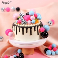 108 pièces couleurs gracieuses boules Topper gâteau ballons Cupcake Topper bricolage mousse gâteau boules cuisson mariage anniversaire anniversaire décor