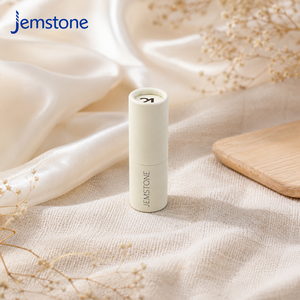 Custom Logo Eco-friendly Paper Lip Balm Tube Empty <b>Refillable</b> Lipgloss Twist up Kraft Cardboard Tube Box Packaging - Product Image 1